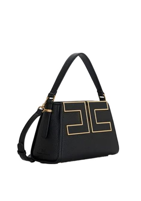 Borsa ELISABETTA FRANCHI donna BS36A56 Nera piccola effetto pelle tracolla zip ELISABETTA FRANCHI | Borse | BS36A56110